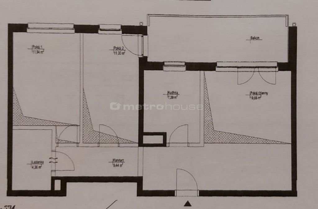 Mieszkanie trzypokojowe na sprzedaż Poznań, Smochowice  64m2 Foto 24