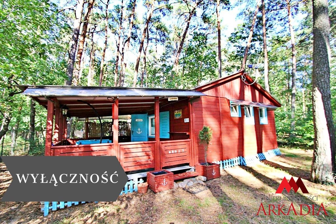 Letniskowy domek nad Jeziorem Wójtowskim, 57 m², taras Włocławek  57m2 Foto 1