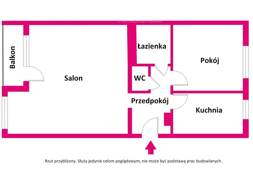 Mieszkanie dwupokojowe na sprzedaż Warszawa, Jarocińska  62m2 Foto 5