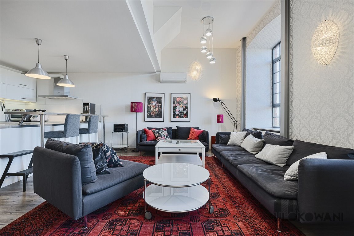 Luksusowy apartament 124 m² Loft u Scheiblera z tarasem Łódź, Górna, ks. bp. Wincentego Tymienieckiego 25c  124m2 Foto 1