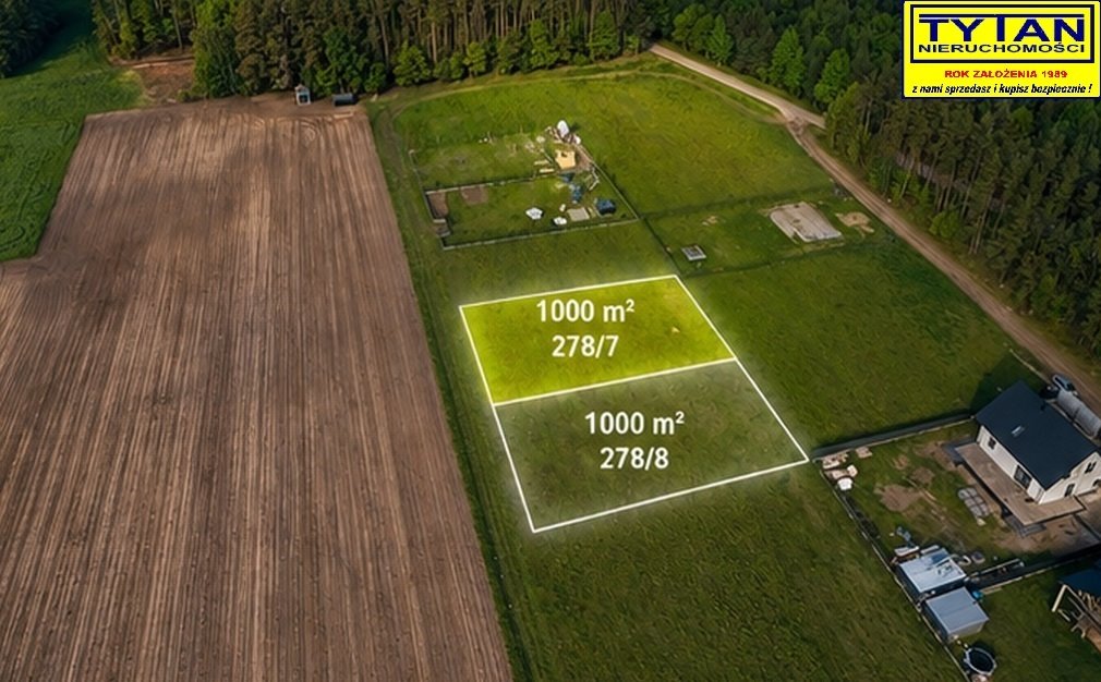 Sprzedam działkę 1000 m² pod dom w spokojnej okolicy Mikołajek Mikołajki  1 000m2 Foto 1