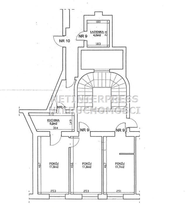 Przestronne 3-pokojowe mieszkanie 55,35 m² z piwnicą i udziałem w gruncie Olsztyn  11m2 Foto 1