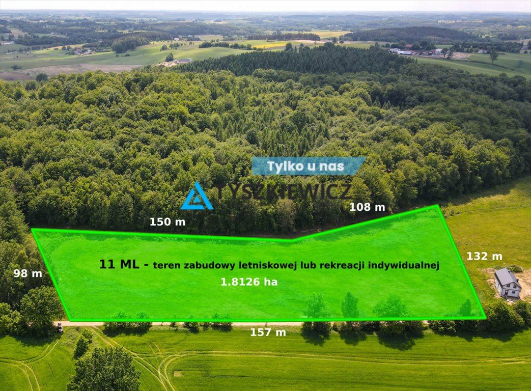 Działka budowlana na sprzedaż Trzepowo, Witosławy  18 126m2 Foto 1
