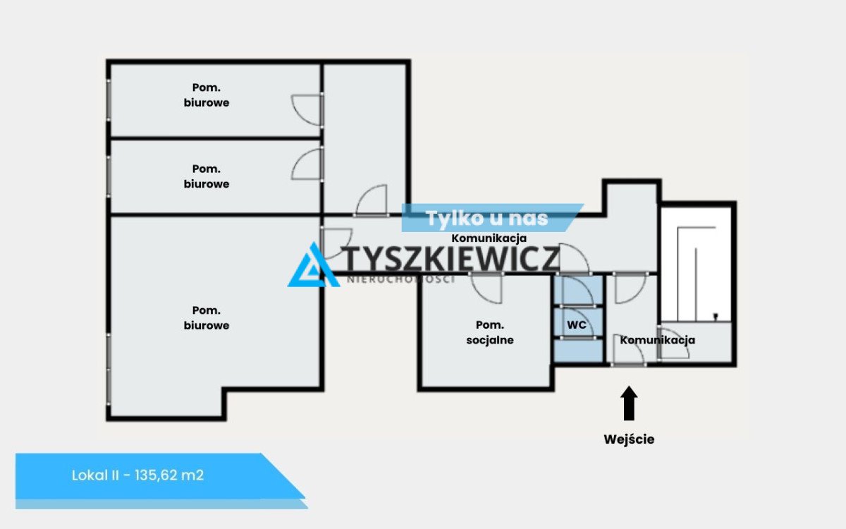 Nowoczesny lokal biurowy 135 m2 z parkingiem w Rudnikach Gdańsk, Rudniki, Elbląska  136m2 Foto 1