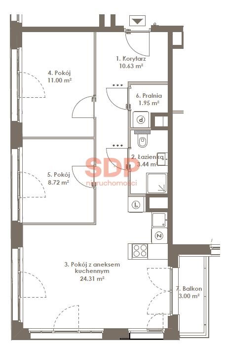 Nowoczesny 3-pokojowy apartament na Starym Mieście polecam!: Wrocław: Legnicka