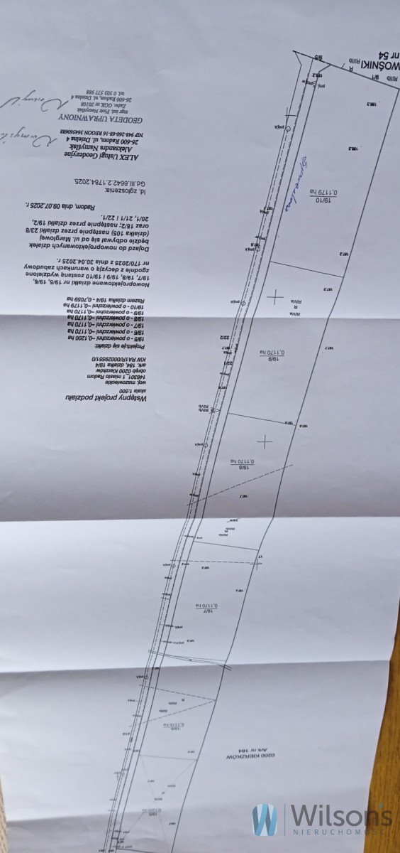 Polecam działki budowlane przy Marglowej z mediami w drodze Radom, Marglowa  1 170m2 Foto 1