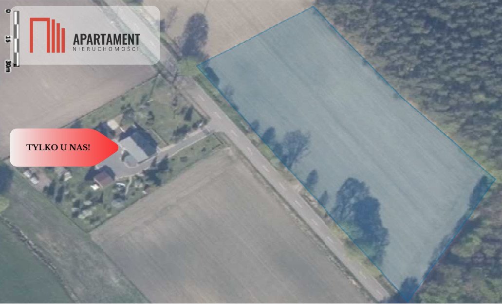 Działka budowlana z pozwoleniem, prąd, las, Wda Wda  8 700m2 Foto 1