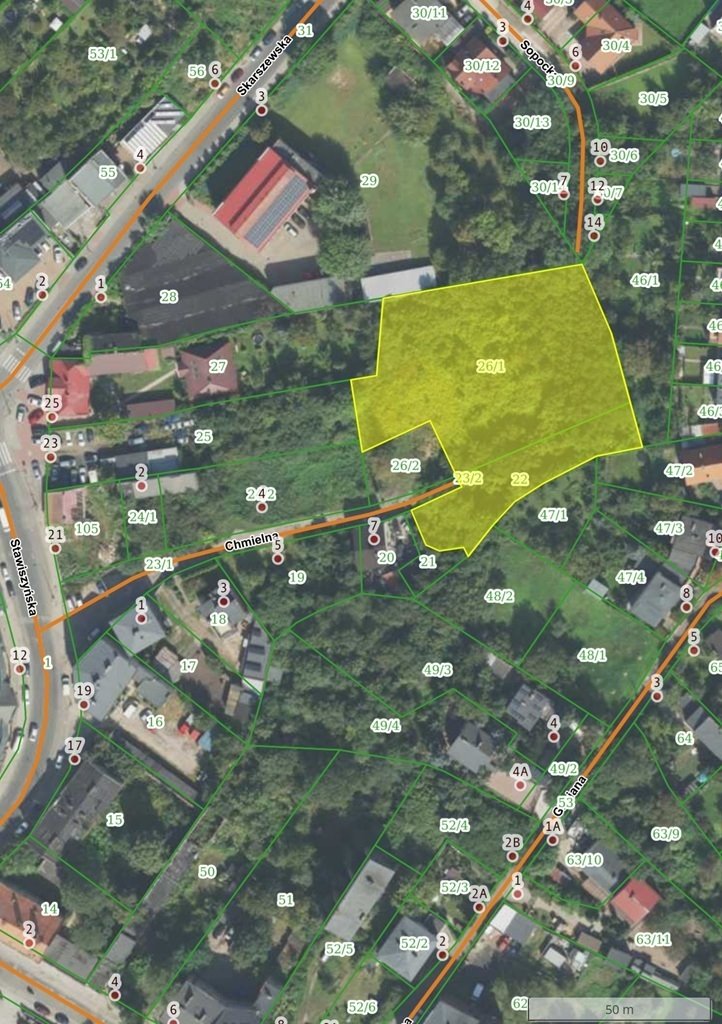 Działka 3740 m² w Kaliszu z możliwością zagospodarowania - polecam! Kalisz, Chmielna  3 740m2 Foto 1