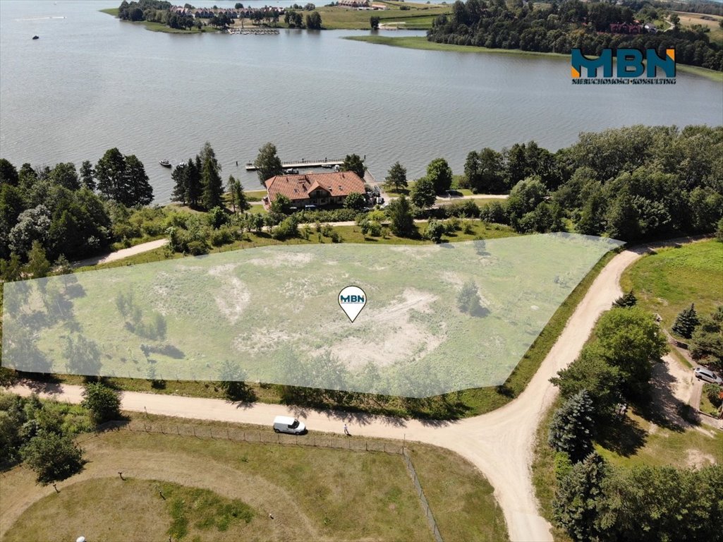 Malownicza działka nad jeziorem Święcajty z widokiem i planem pensjonatu Węgorzewo, Kal  7 797m2 Foto 1