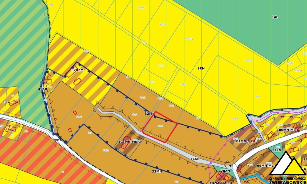 Widokowa działka 2713 m² z lasem i panoramą Gór Izerskich Giebułtów, Giebułtówek  2 713m2 Foto 1