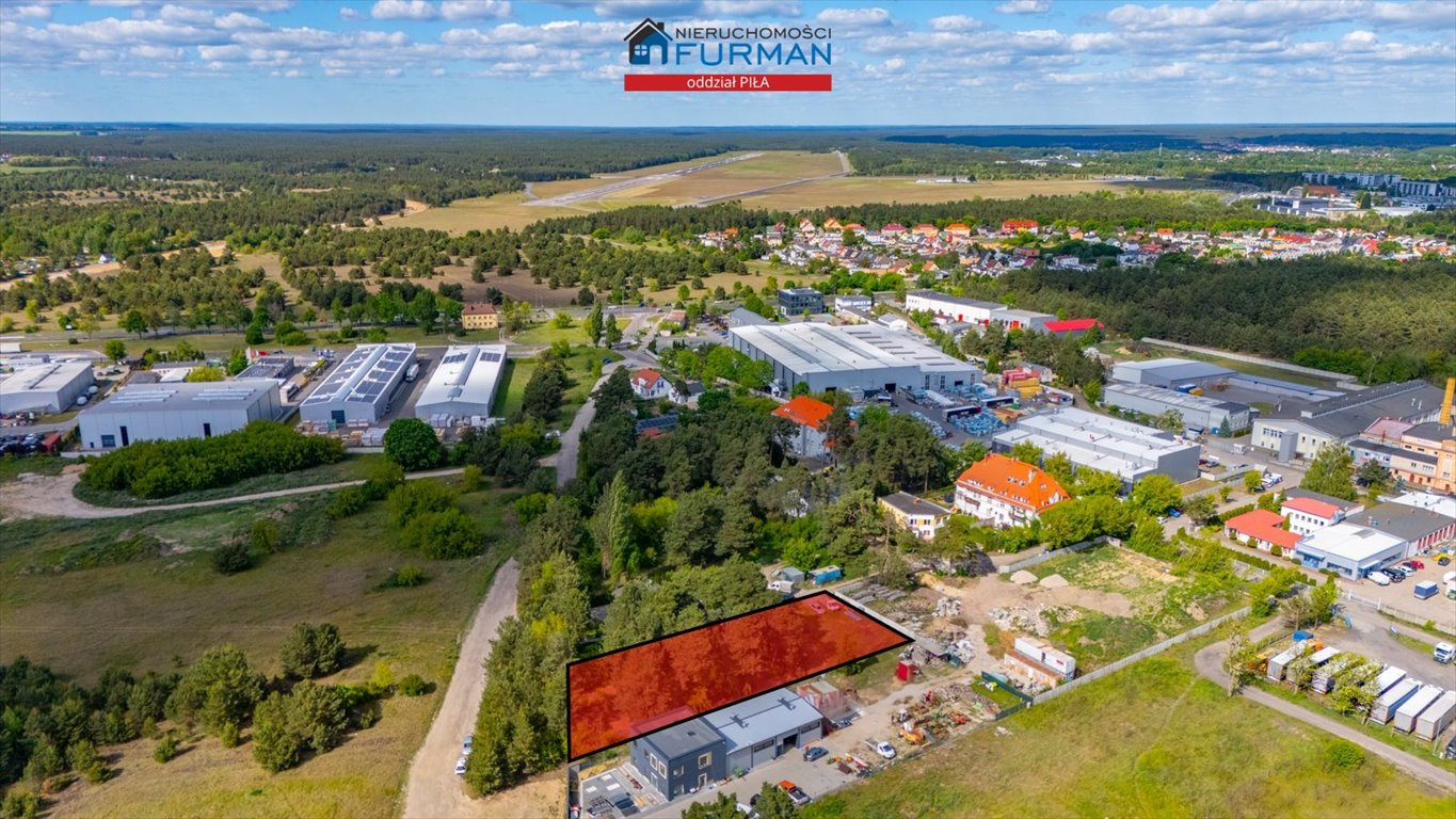 Działka inwestycyjna 2012 m2 z mediami, plan zagospodarowania Piła, Górne  2 012m2 Foto 1