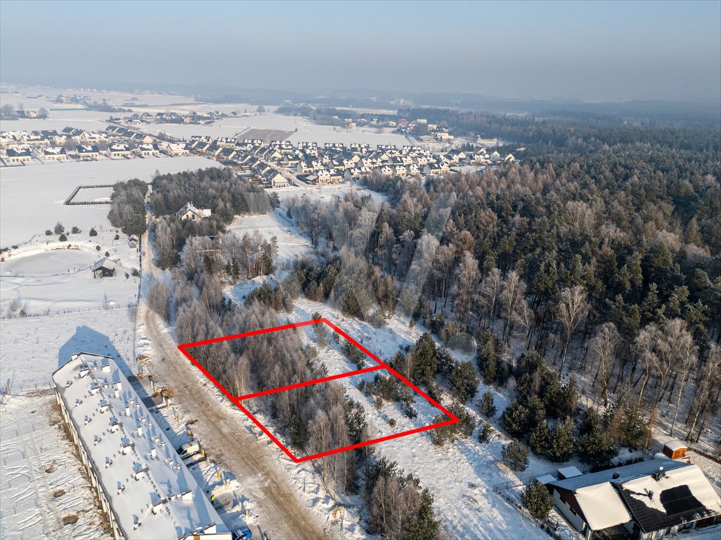 Działka pod zabudowę w Baninie, las, media, cisza Banino, Bursztynowa  855m2 Foto 1