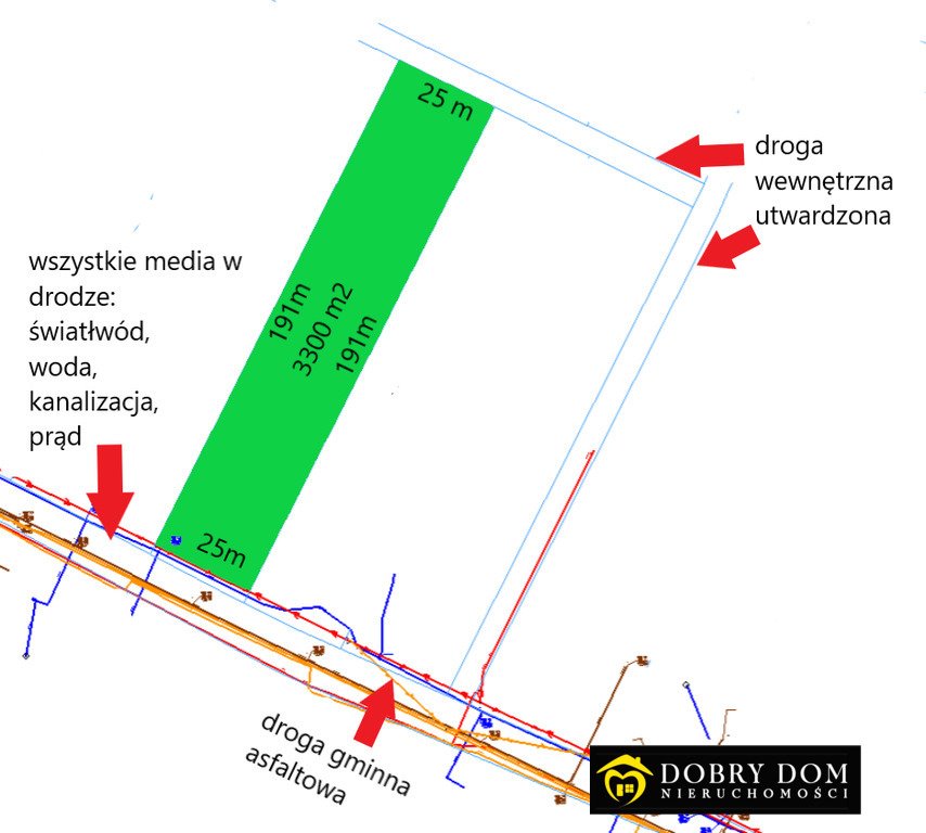 Działka 3300 m² z warunkami pod 2 domy w Białowieży Budy  3 300m2 Foto 1