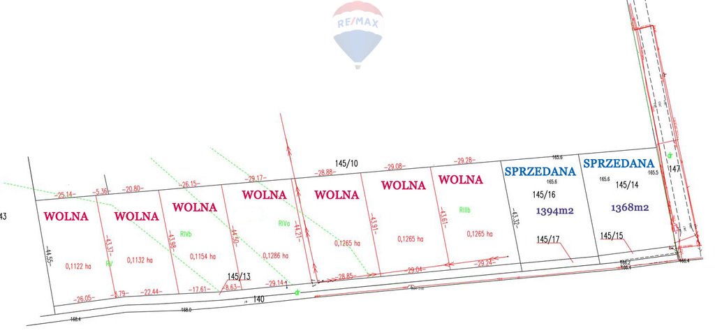 Działka siedliskowa na sprzedaż Sokołów Podlaski, Błękitna  1 265m2 Foto 1