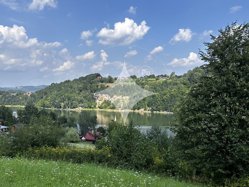 Działki nad jeziorem Rożnowskim, 400 m², widok, media Łososina Dolna  400m2 Foto 1