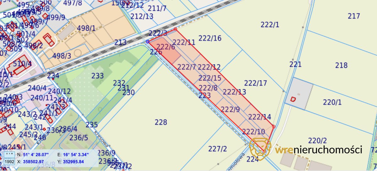 Duża działka rolna 3,23 ha pod inwestycję w Smolcu Smolec, Kresowa  32 380m2 Foto 1