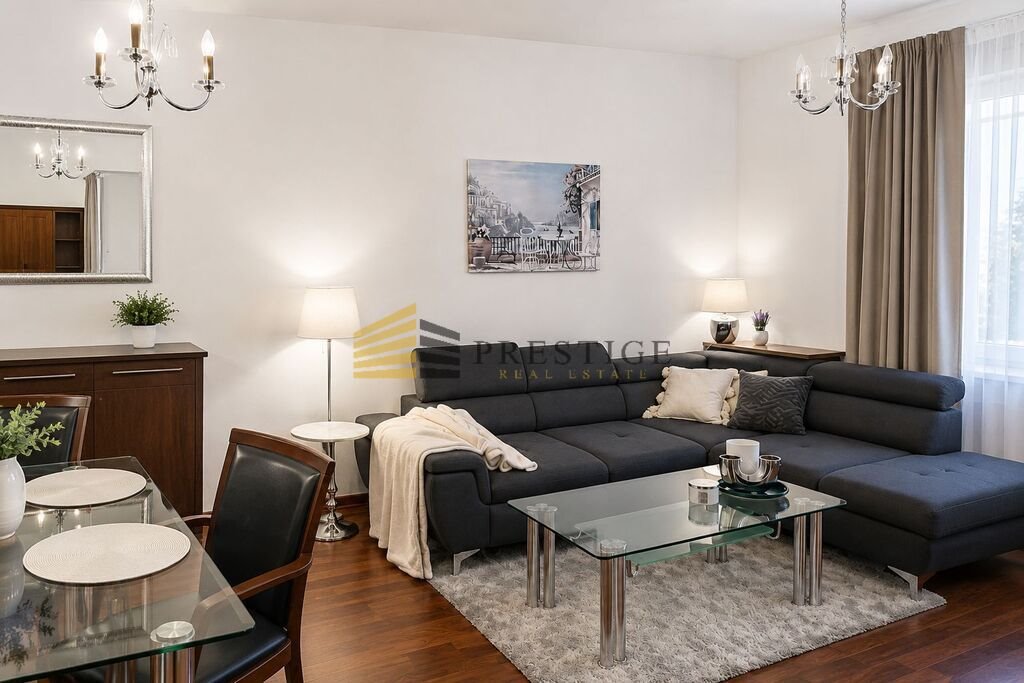Na wynajem elegancki 3-pokojowy apartament 79 m² Wilanów Warszawa, Wilanów, Franciszka Klimczaka  79m2 Foto 1