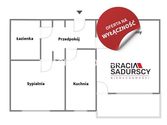 Mieszkanie dwupokojowe na sprzedaż Kraków, Podgórze duchackie, Podgórze duchackie, Podedworze  45m2 Foto 18