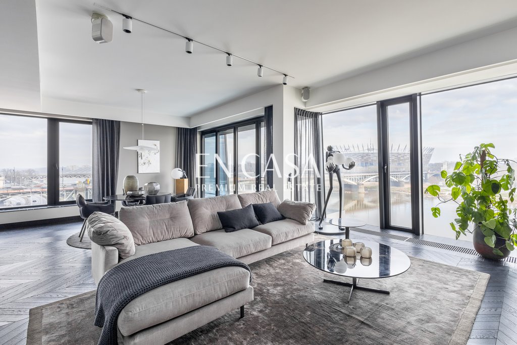 Ekskluzywny apartament 162 m² z tarasem na dachu i widokiem na Wisłę Warszawa, Śródmieście, Powiśle, Wioślarska  160m2 Foto 1