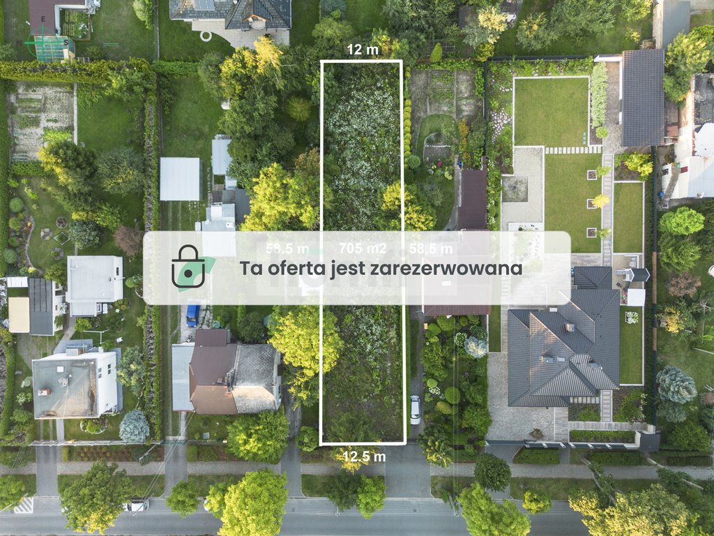 Działka budowlana na sprzedaż Konstancin-Jeziorna, Królewska  705m2 Foto 1