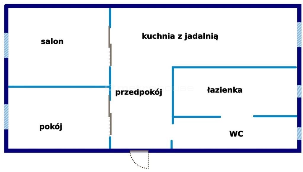 Mieszkanie dwupokojowe na wynajem Jelenia Góra  50m2 Foto 9