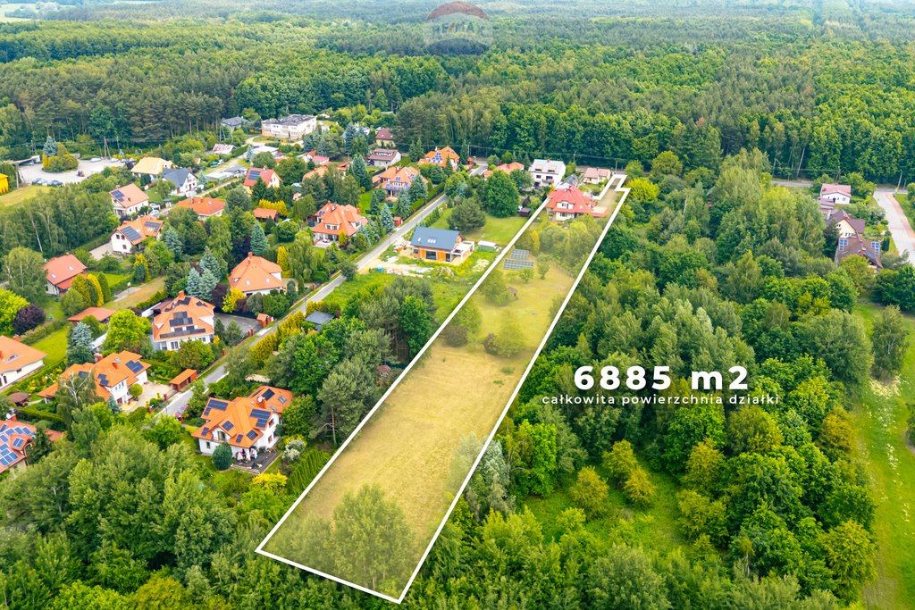 Działka z domem i ogrodem blisko Kampinoskiego Parku Narodowego Zaborów, Leśna  6 885m2 Foto 1