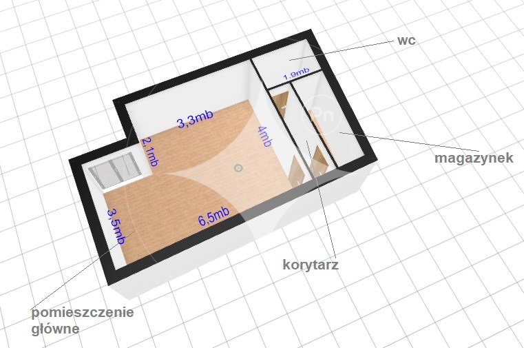 Lokal użytkowy 29,7 m2 w Kłodzku, do remontu, świetna lokalizacja Kłodzko, Łużycka  30m2 Foto 1