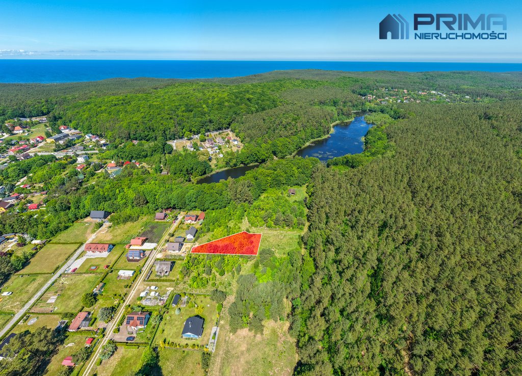 Uzbrojona działka w Wisełce blisko jezior i morza Wisełka, Ustronie Leśne  1 149m2 Foto 1