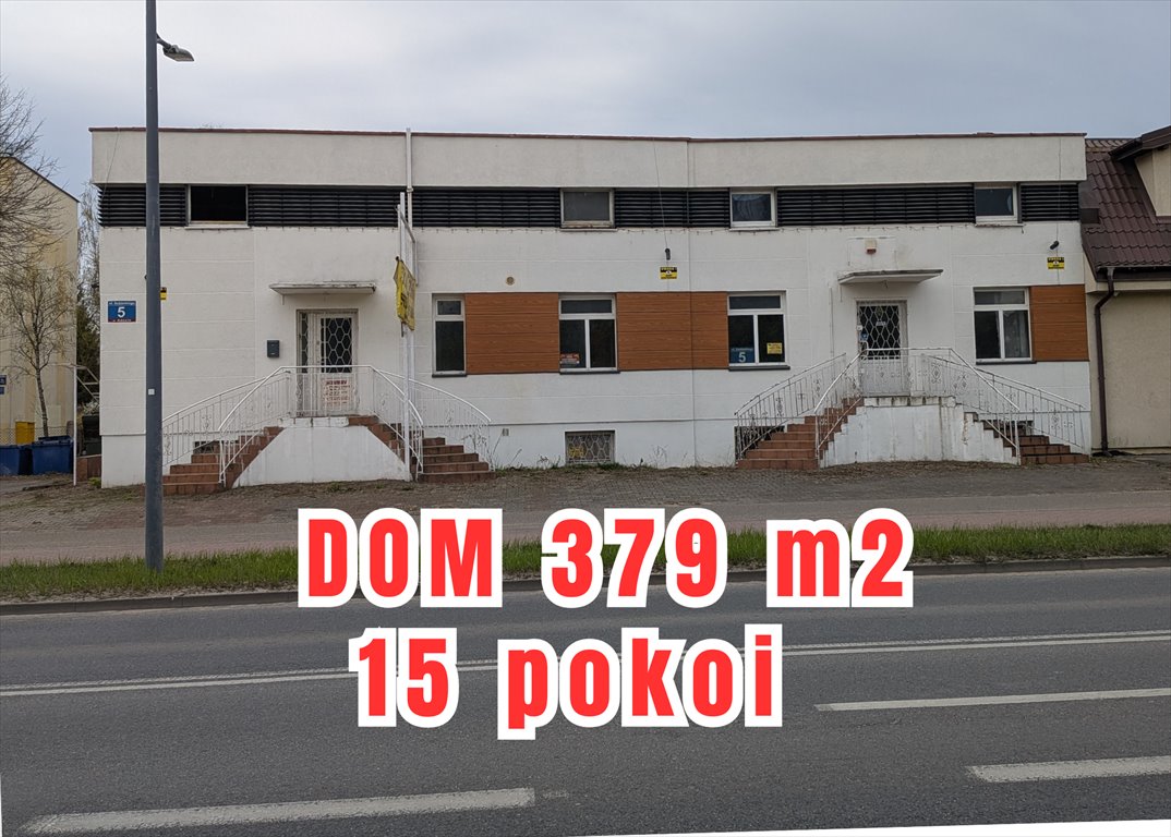 Przestronny budynek usługowy 379 m² z parkingiem 12 miejsc Legionowo, Sobieskiego  400m2 Foto 1