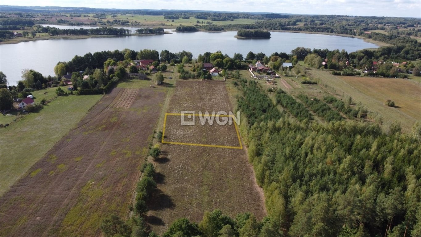 Działka 1166 m² z warunkami zabudowy nad jeziorem Zawady Zawady Ełckie  1 166m2 Foto 1