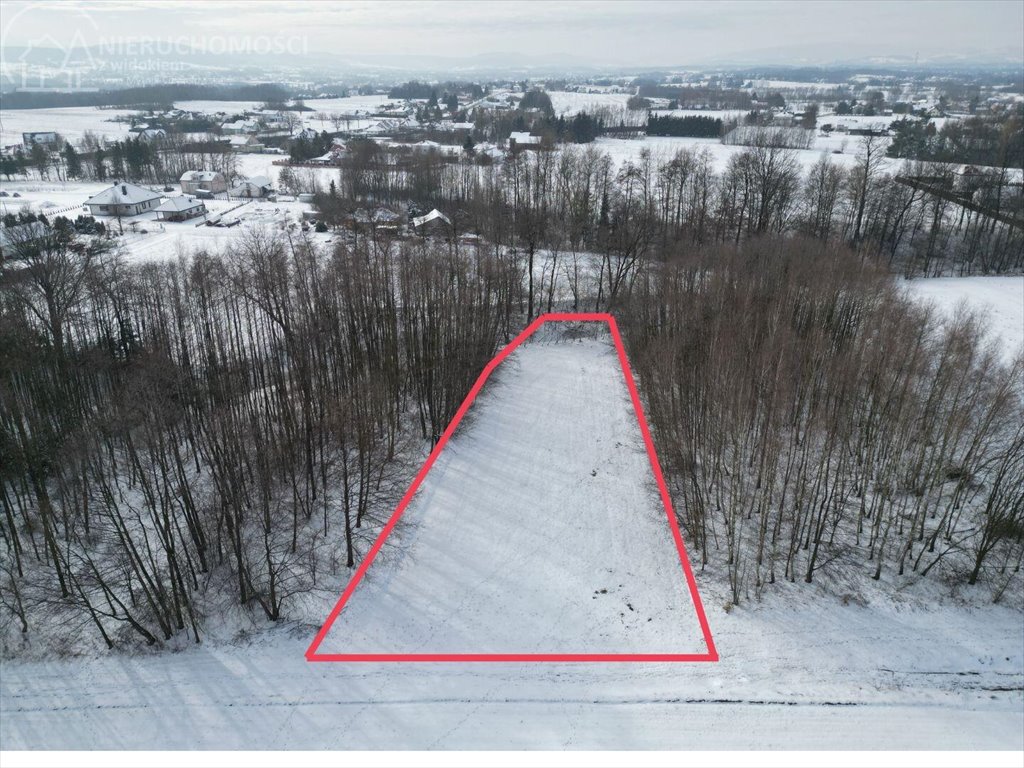 Urokliwa działka rolna 1929 m² w Wójtowej z lasem Wójtowa  1 929m2 Foto 1