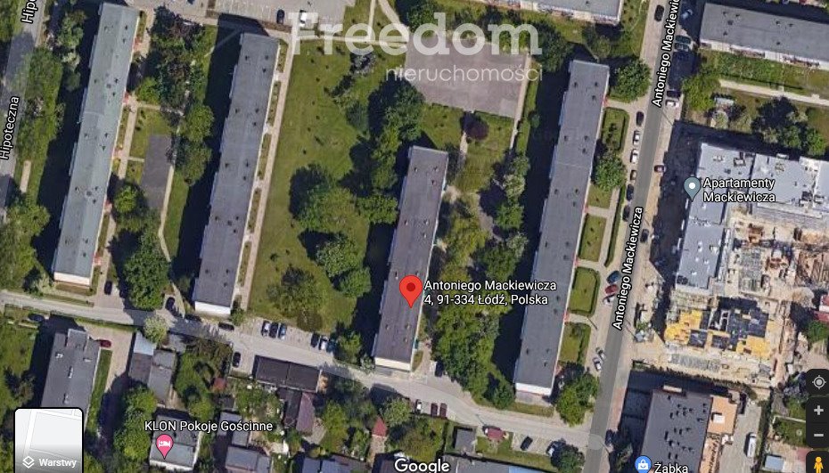 Mieszkanie dwupokojowe na wynajem Łódź, Antoniego Mackiewicza  38m2 Foto 14