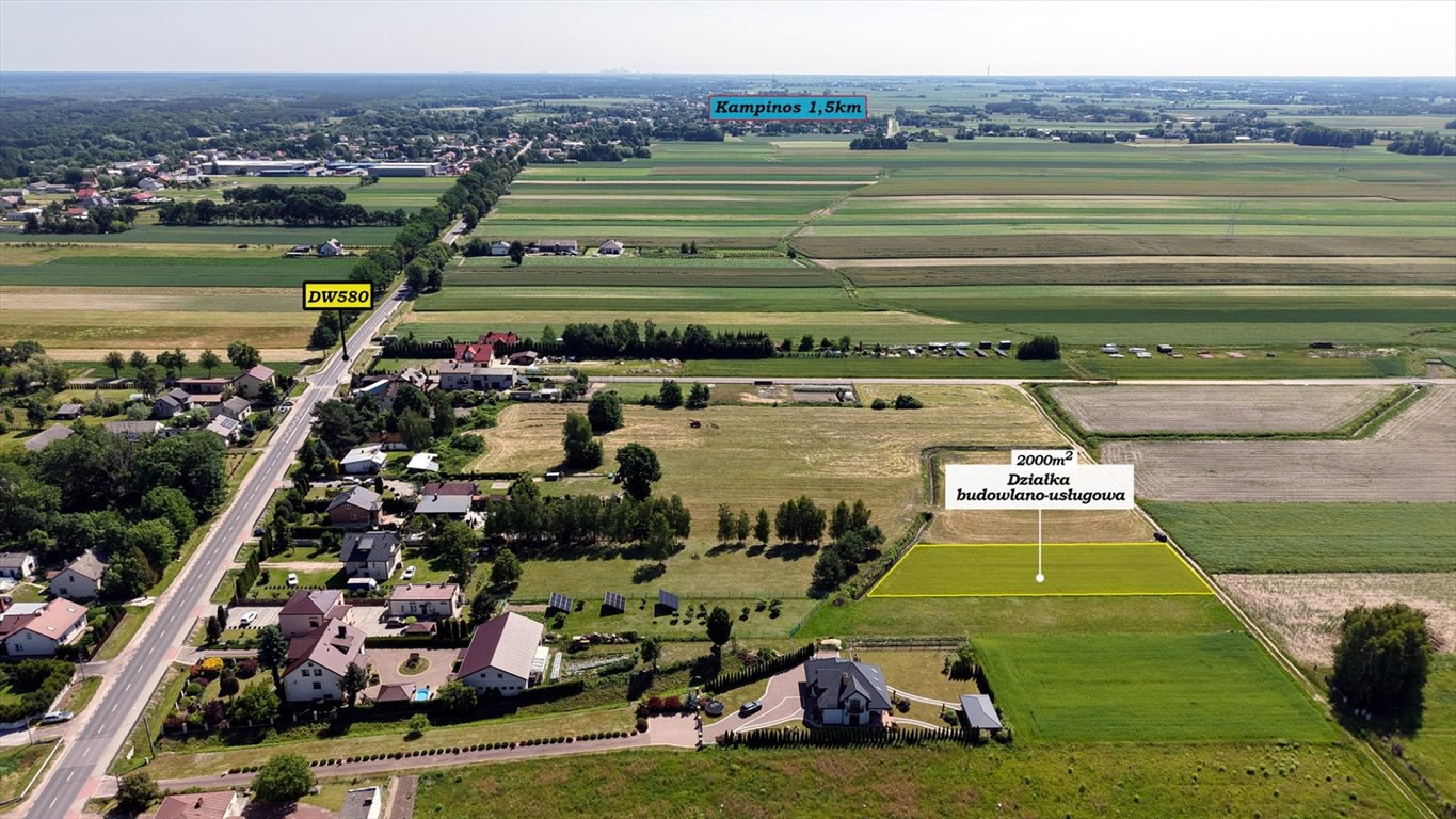 Działka 2000 m² w Komorowie – spokój i natura blisko miasta Komorów  2 000m2 Foto 1
