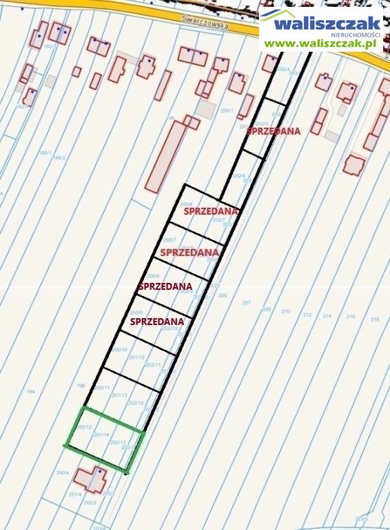 Działka budowlana na sprzedaż Piotrków Trybunalski, Świerczowska  1 369m2 Foto 3