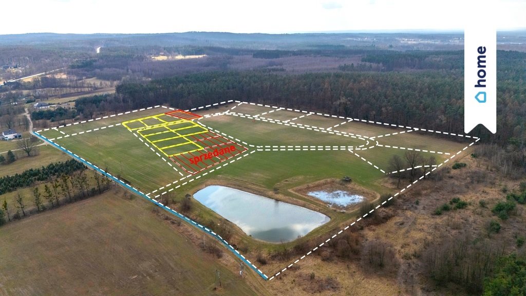 Na sprzedaż działki budowlane 10 arów w Dolinie Baryczy Miłochowice  1 000m2 Foto 1