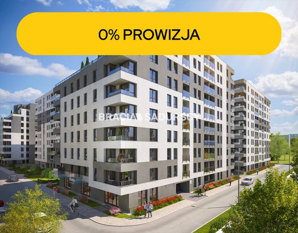 Do sprzedania nowoczesne 2-pokojowe mieszkanie 42 m² w Krakowie Kraków, Mistrzejowice, Mistrzejowice, os. Piastów  37m2 Foto 1