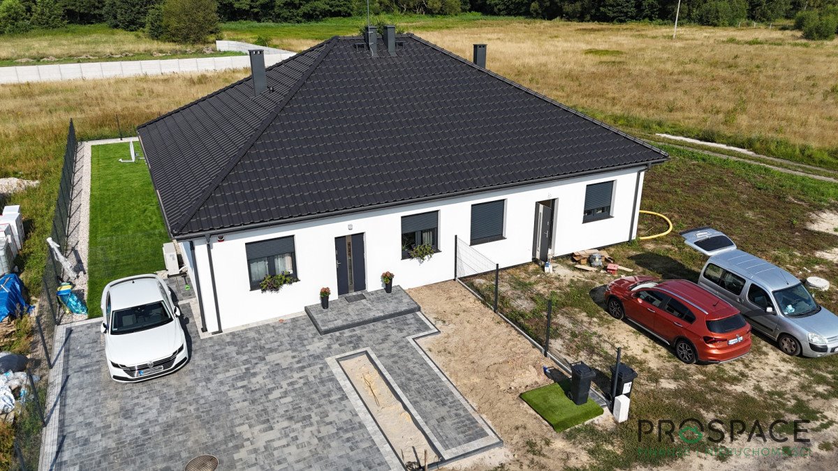 Nowoczesny dom bliźniak z wysokim standardem, 86 m2, ogrzewanie podłogowe Zielona Góra  86m2 Foto 1