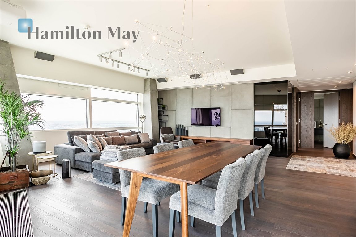 Ekskluzywny apartament na 51. piętrze z panoramicznym widokiem na Warszawę Warszawa, Śródmieście, Złota  204m2 Foto 1
