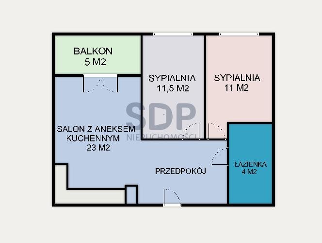 Mieszkanie trzypokojowe na sprzedaż Wrocław, Stare Miasto, Przedmieście Oławskie, Tadeusza Kościuszki  56m2 Foto 9