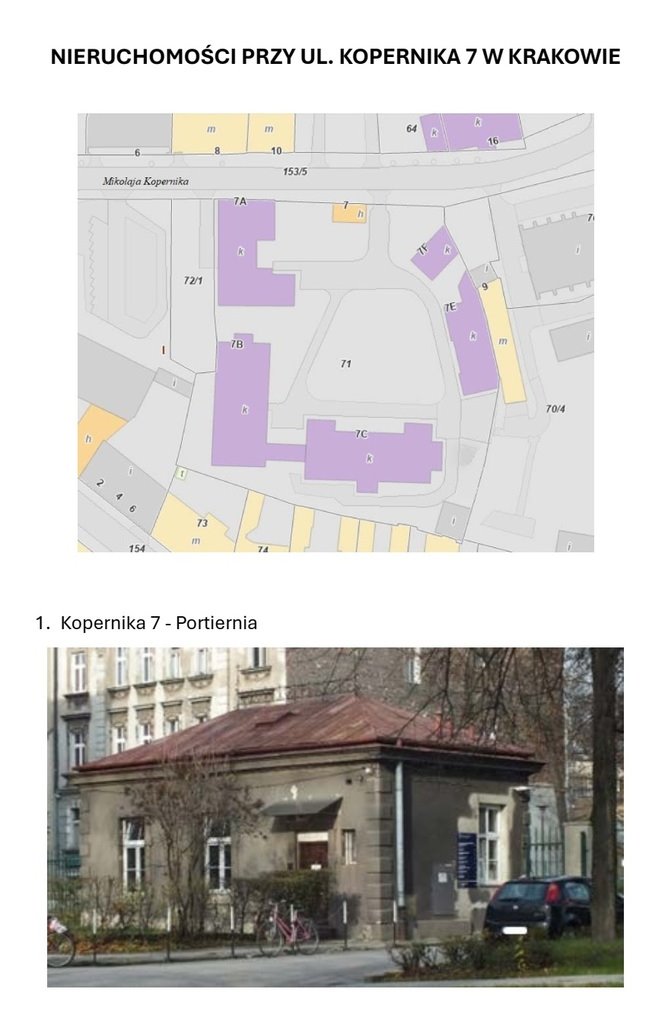 Kraków, ul. Kopernika 7 – 4 952 m² na sprzedaż Kraków, Kraków-Śródmieście, Mikołaja Kopernika  4 952m2 Foto 1