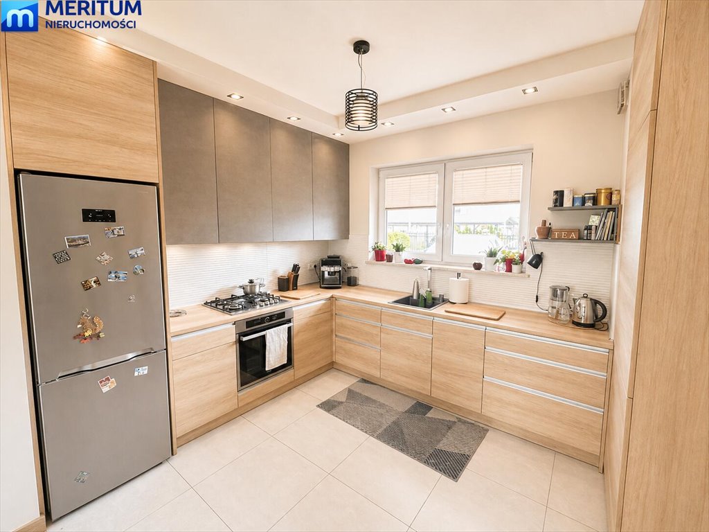 Segment skrajny z dużym ogrodem, tarasem i poddaszem w Grodzisku Grodzisk Mazowiecki  134m2 Foto 1