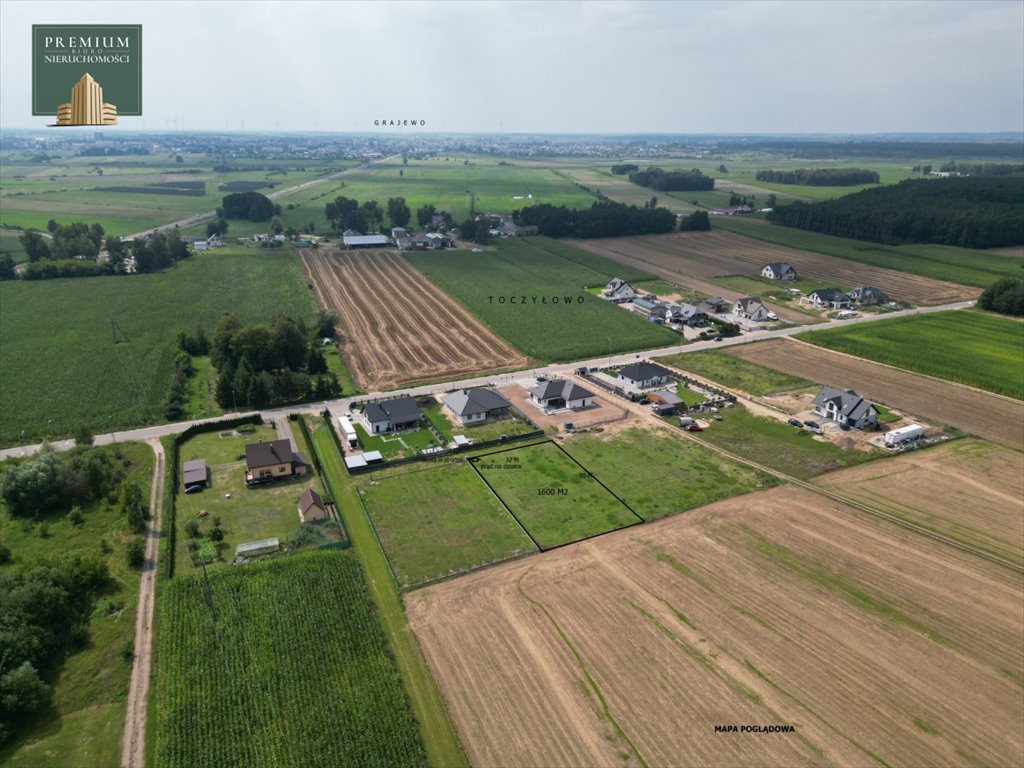 Sprzedam działkę budowlaną 1600 m² z mediami i dojazdem asfaltowym Toczyłowo  1 600m2 Foto 1