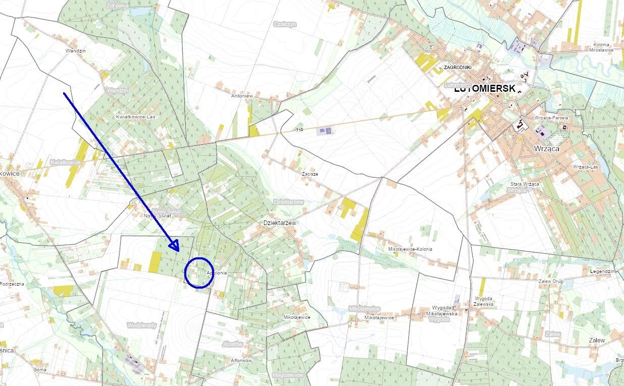 Działka budowlana 4028 m² z lasem, spokój i infrastruktura Nowy Świat, Świerkowa  4 028m2 Foto 1