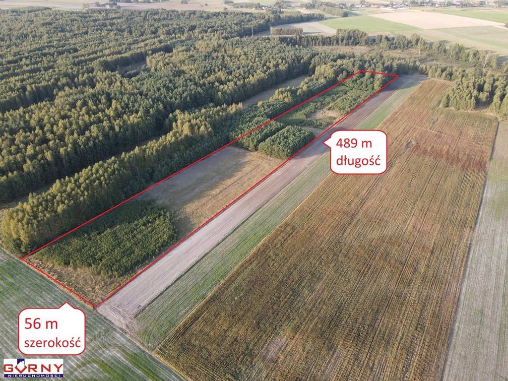 Działka 2,79 ha z lasem i drogą w Mąkolicach Mąkolice  29 700m2 Foto 1