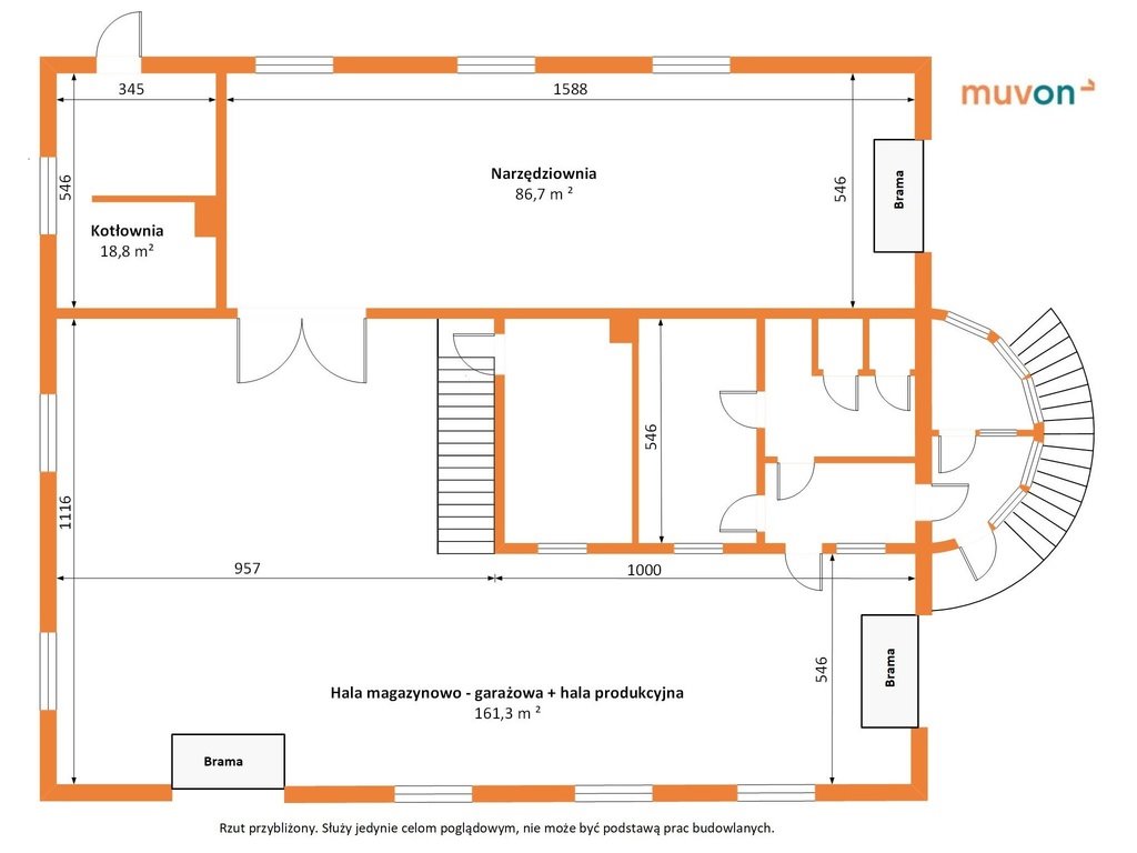 Lokal użytkowy na sprzedaż Niwy  671m2 Foto 13