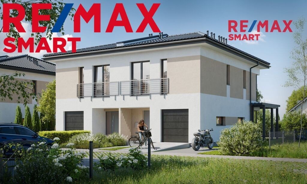 Nowoczesny dom bliźniak 131 m² z ogrodem i garażem Łazy, Łączności  131m2 Foto 1