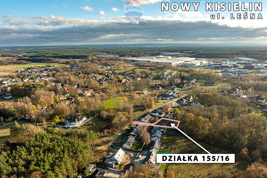 Działka budowlana na sprzedaż Zielona Góra, Nowy Kisielin, Nowy Kisielin-Leśna  990m2 Foto 17