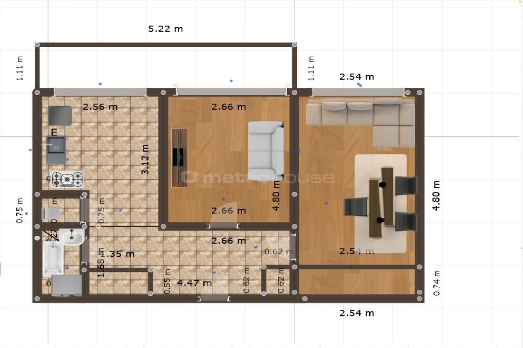 Mieszkanie dwupokojowe na sprzedaż Siedlce, Starowiejska  35m2 Foto 2