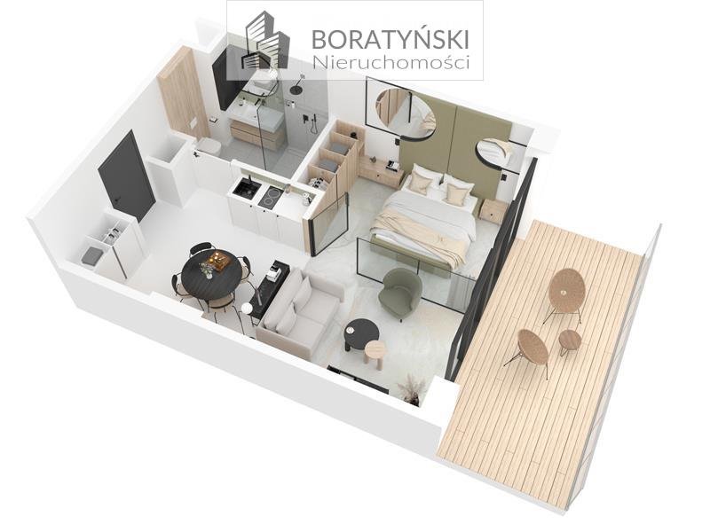 Nowoczesny apartament 2 pok. z balkonem w Ustroniu Morskim Ustronie Morskie, Górna  36m2 Foto 1