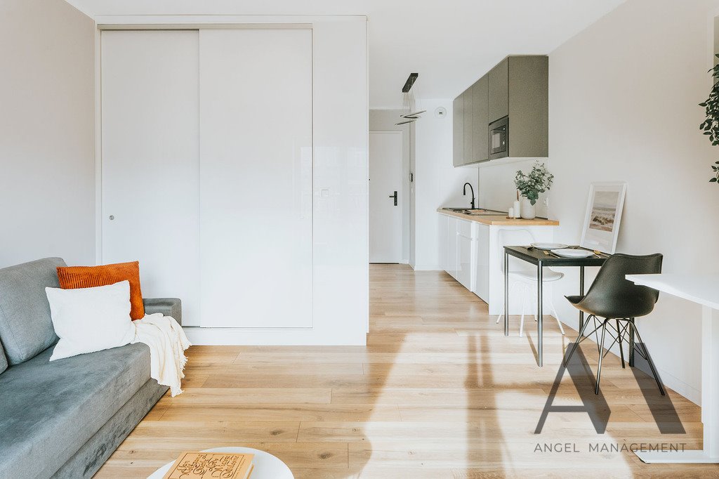 Nowoczesne studio w centrum Wrocławia z sauną i siłownią Wrocław, Walońska  28m2 Foto 1